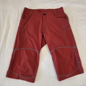 Beyond Clothing Mens 3/4 Length Pants Climbing Hiking Long Shorts Medium